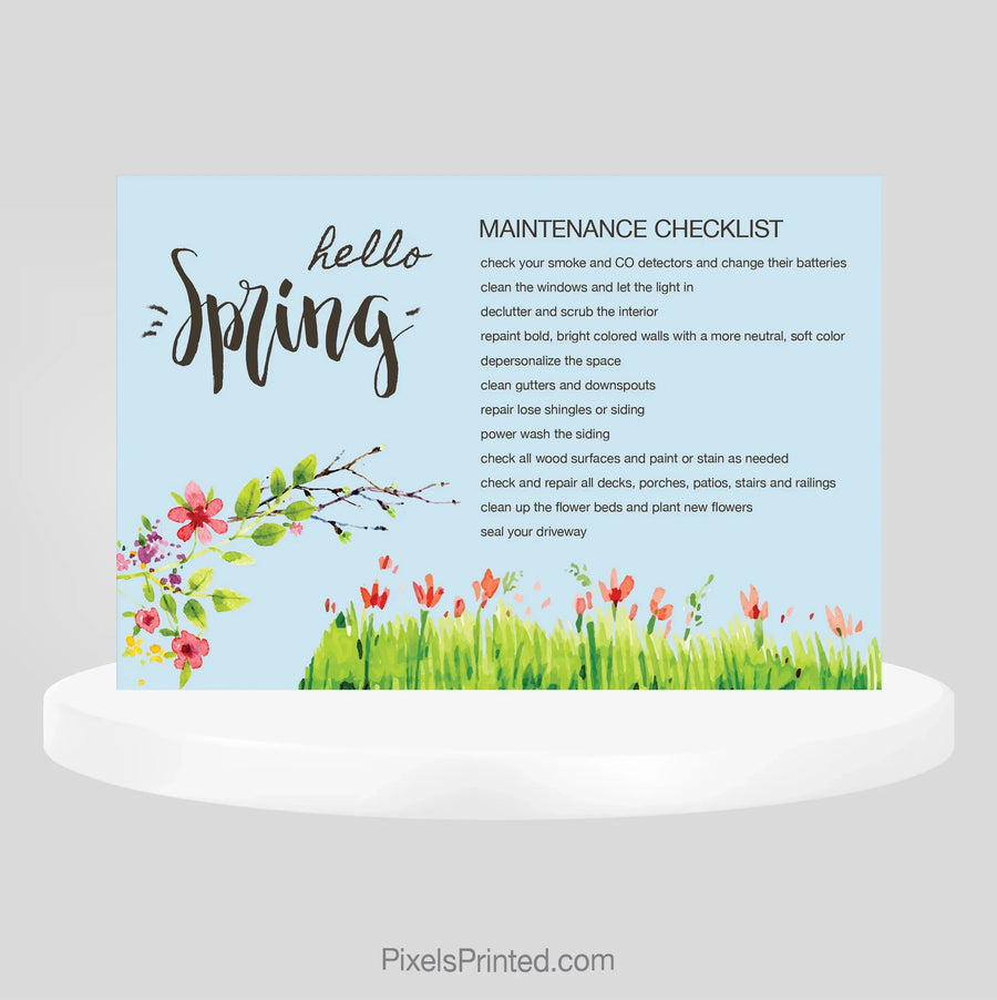 REMAX real estate spring maintenance postcards PixelsPrinted 