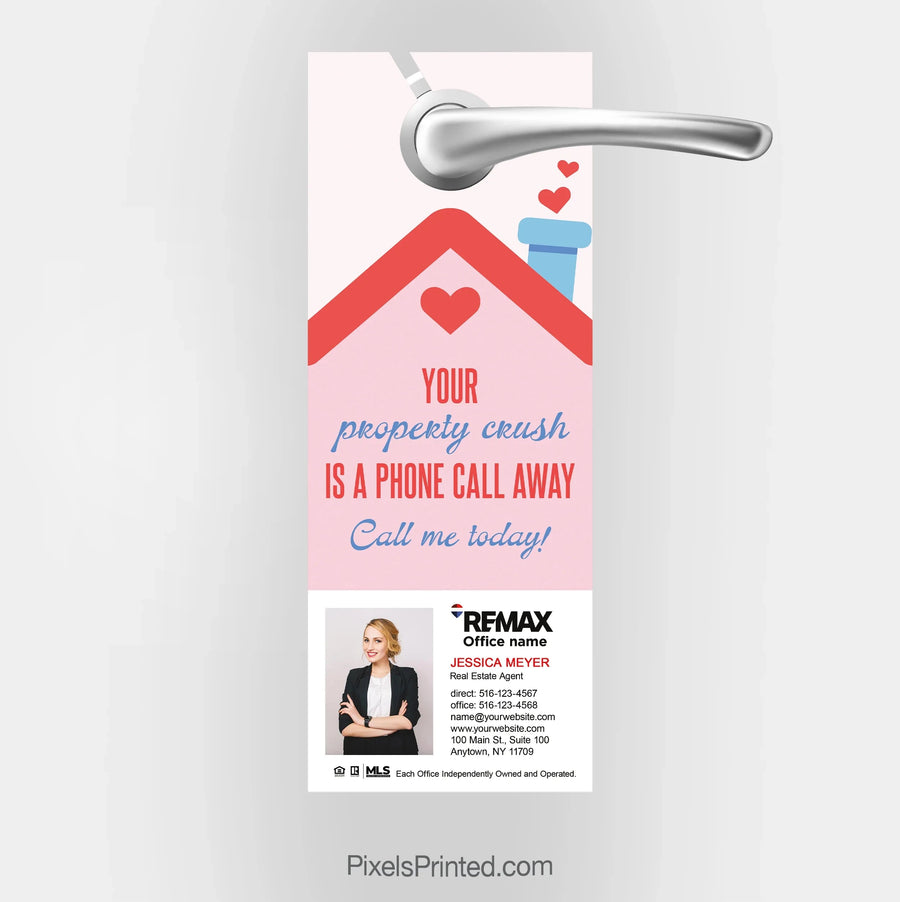REMAX Real Estate Valentine's Day Door Hangers PixelsPrinted 