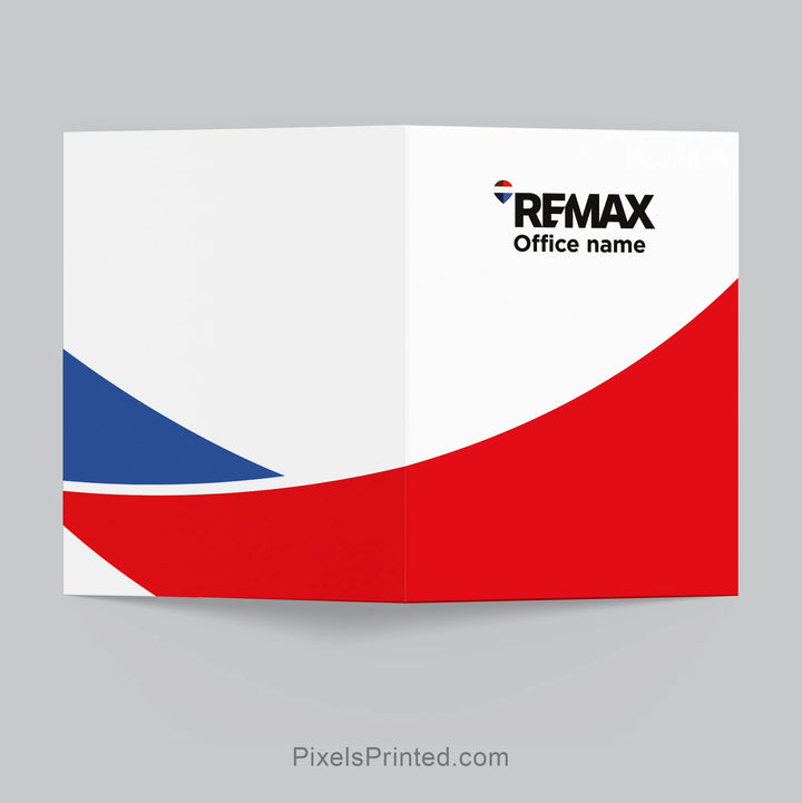 modern RE/MAX listing presentation folder for real estate agents