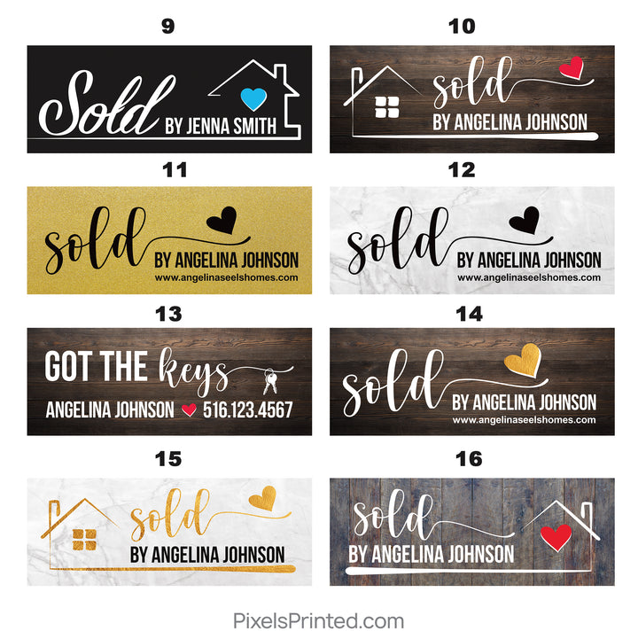 Sold by Real Estate Agent Social Media Prop