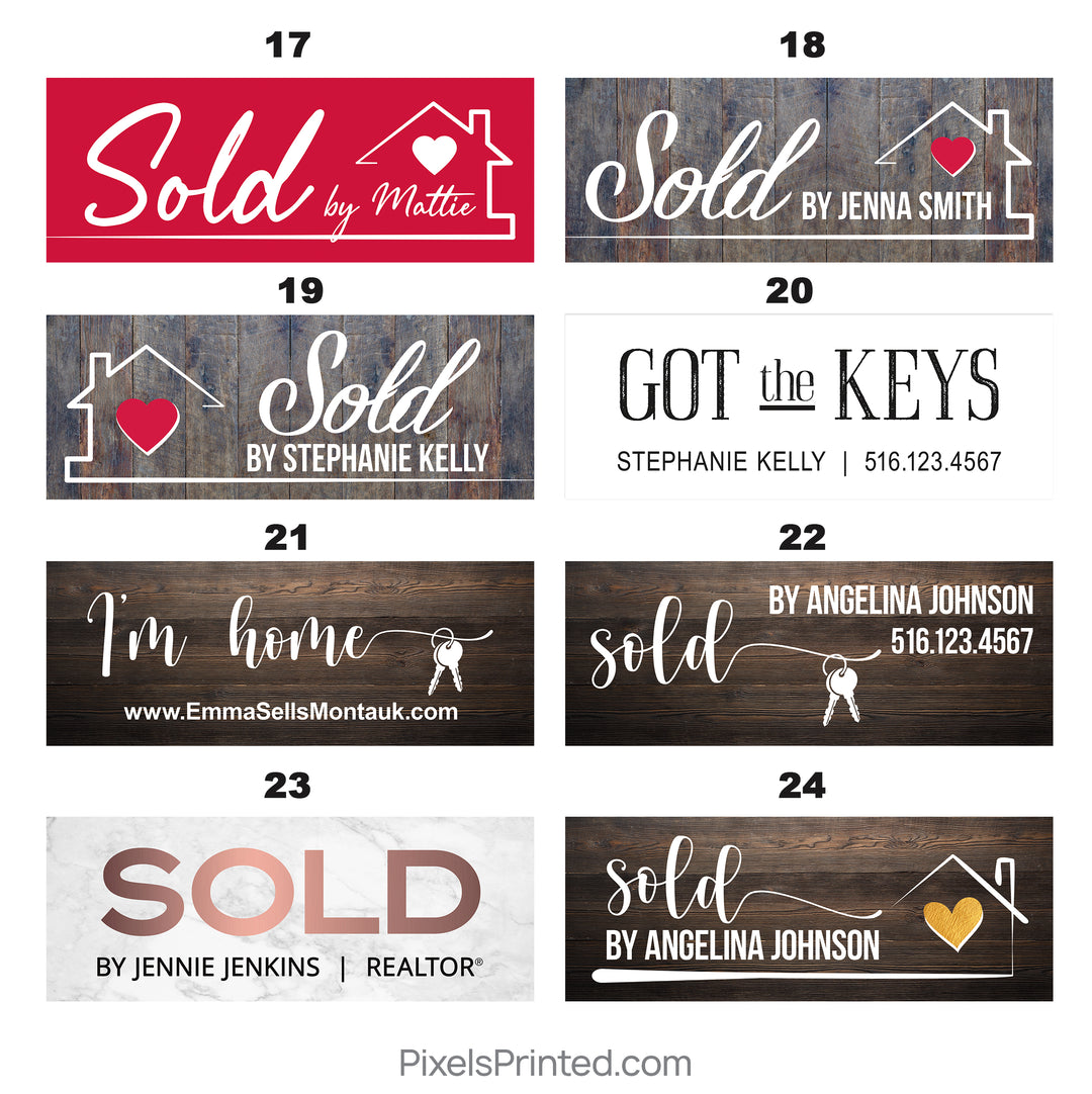 Sold by Real Estate Agent Social Media Prop