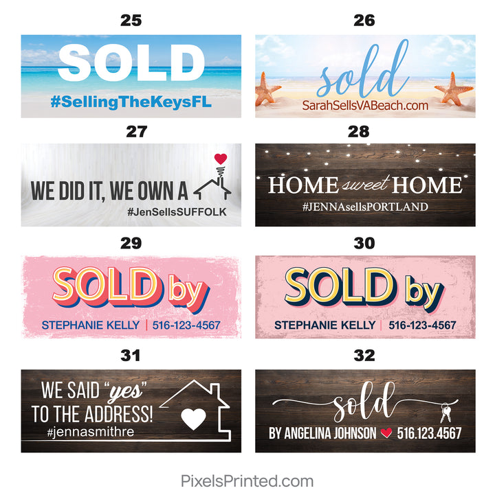 Sold by Real Estate Agent Social Media Prop