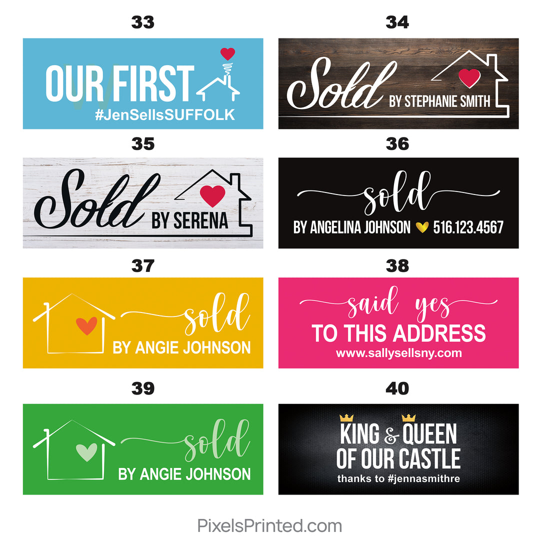 Sold by Real Estate Agent Social Media Prop