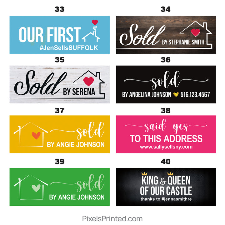 Sold by Real Estate Agent Social Media Prop