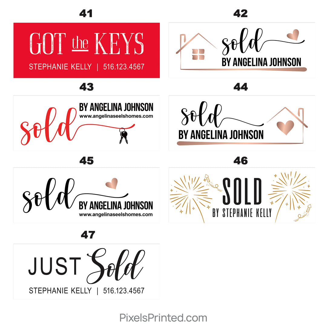 Sold by Real Estate Agent Social Media Prop