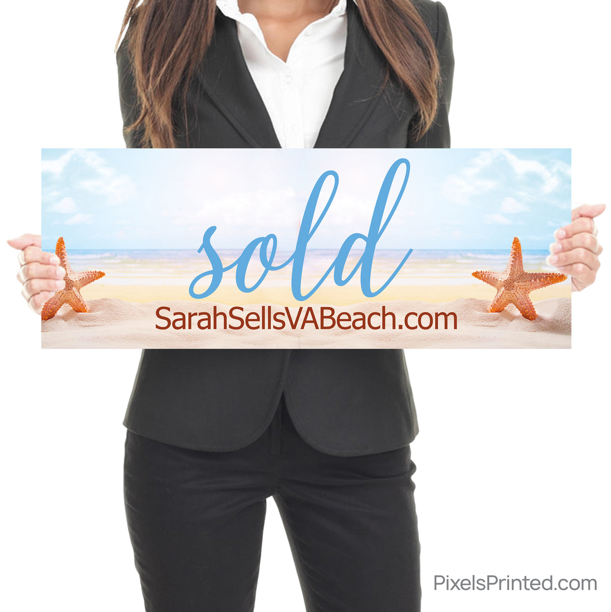 Beach Real Estate Sold by Social Sign