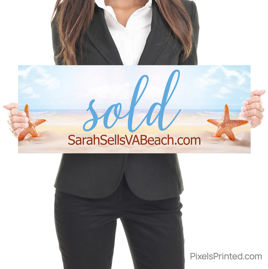 Beach Real Estate Sold by Social Sign