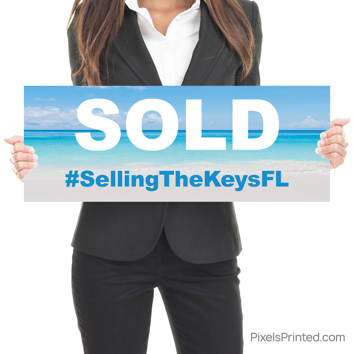 Beach Real Estate Sold by Testimonial Sign