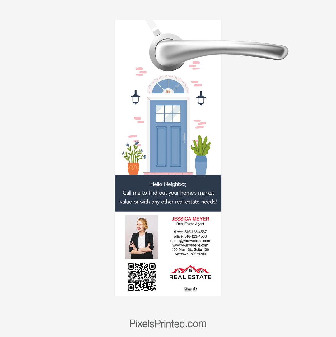 Independent real estate spring market door hangers