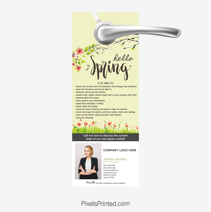 Century 21 real estate spring maintenance tips door hangers