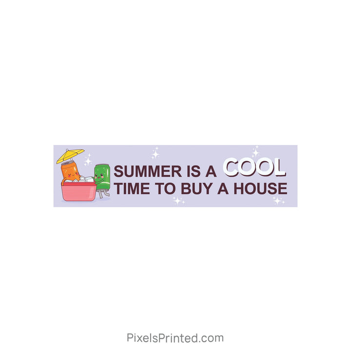summer real estate sign riders PixelsPrinted 