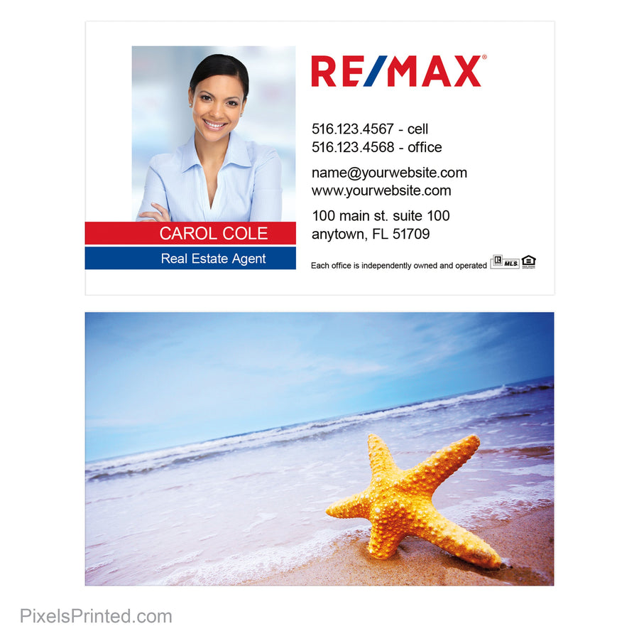 beach REMAX business cards Business Cards PixelsPrinted 