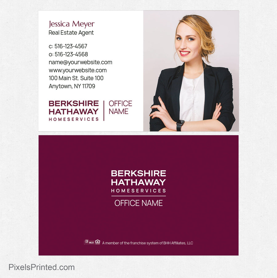 Berkshire Hathaway business cards Business Cards PixelsPrinted 