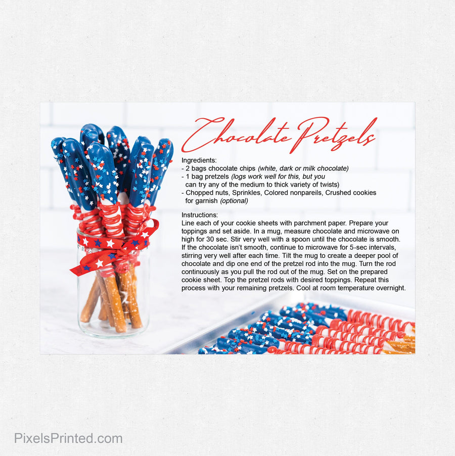 Berkshire Hathaway Independence Day recipe postcards PixelsPrinted 