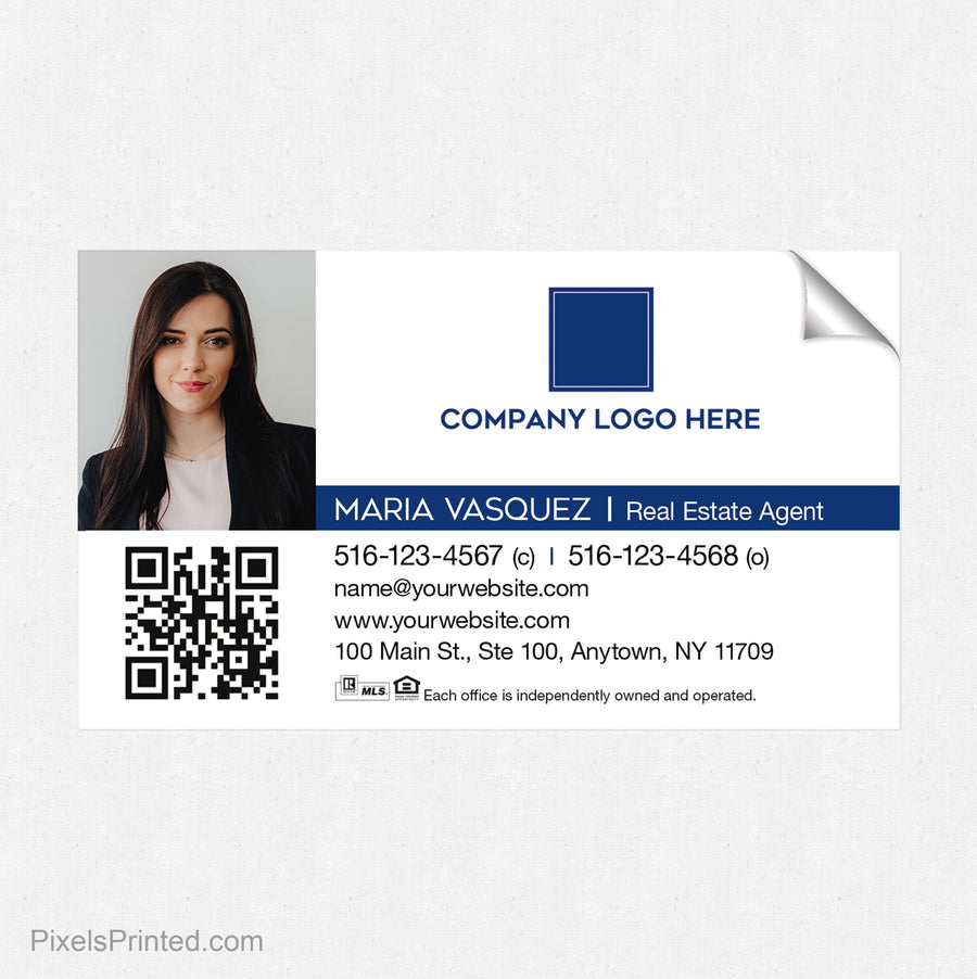 Coldwell Banker business card stickers sticker PixelsPrinted 