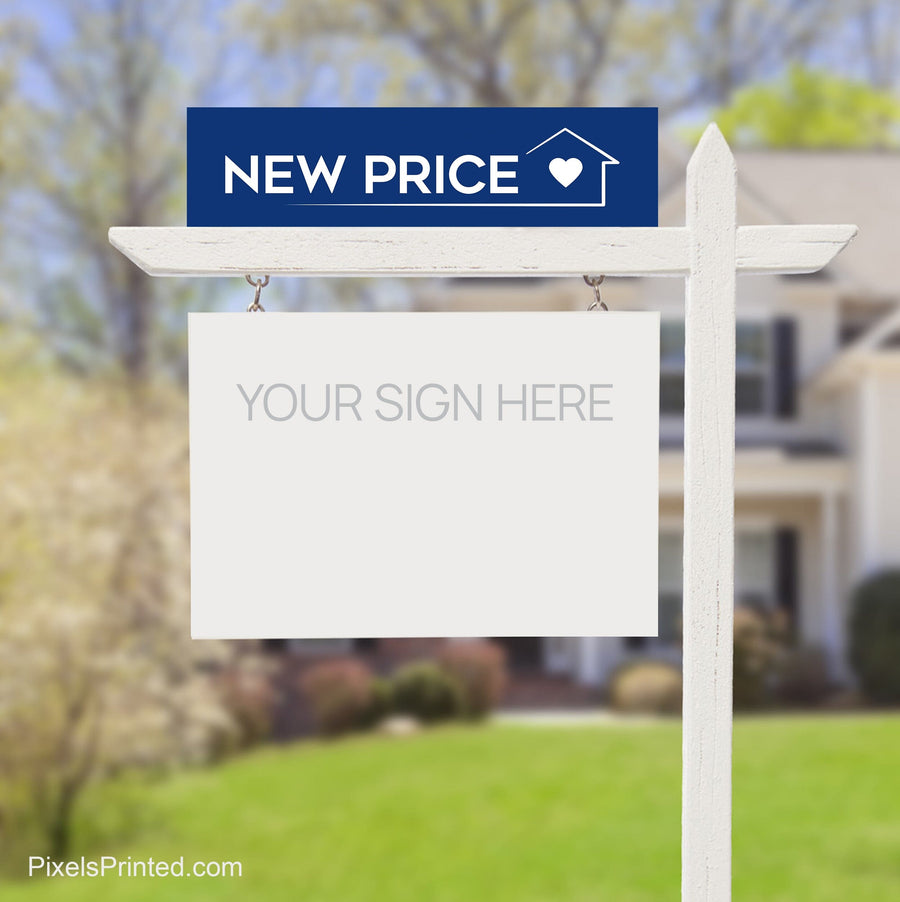 Coldwell Banker new price sign riders PixelsPrinted 
