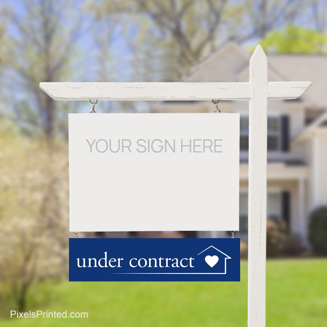 Coldwell Banker under contract sign riders PixelsPrinted 