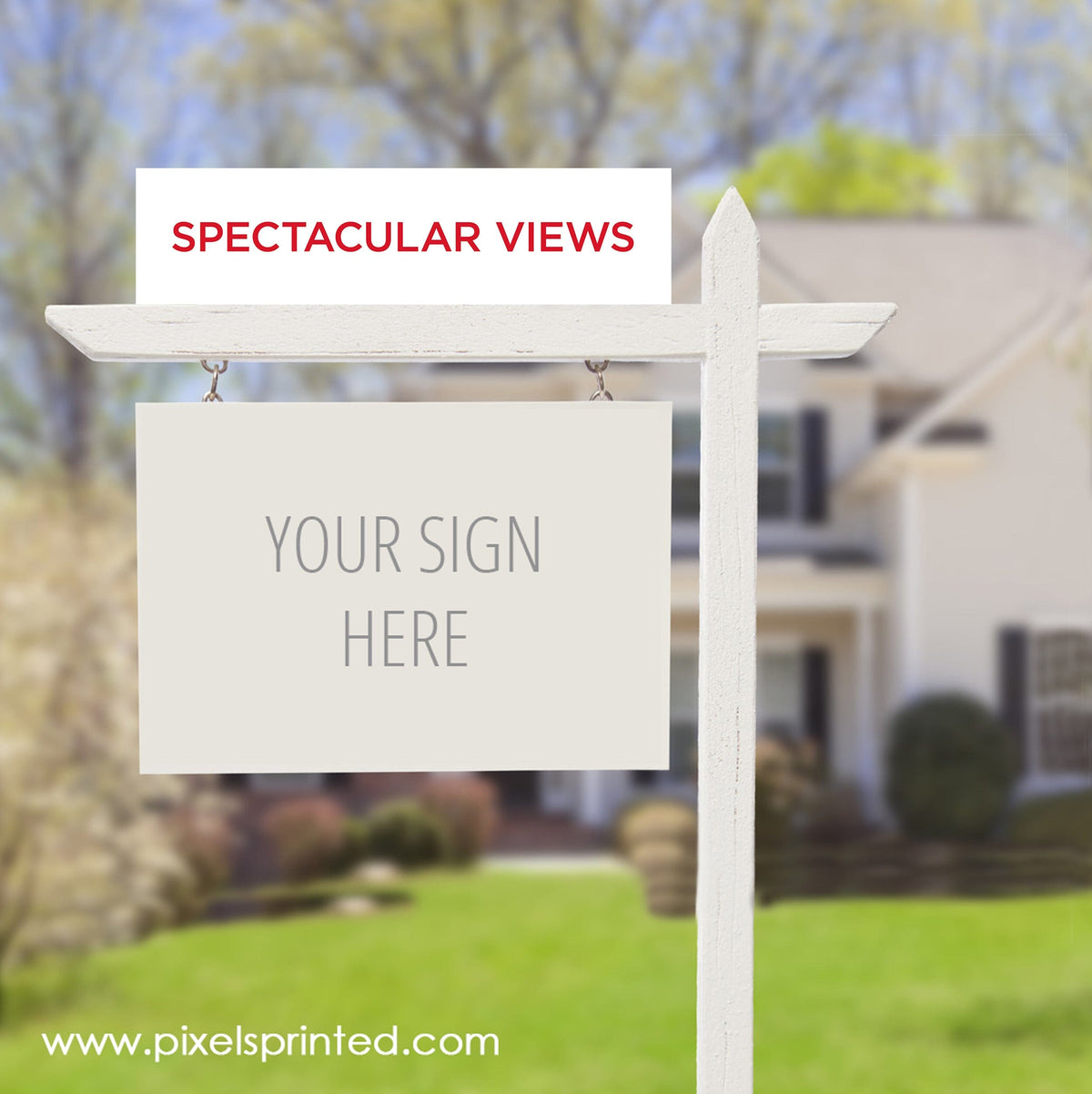 ERA real estate great views sign riders PixelsPrinted 