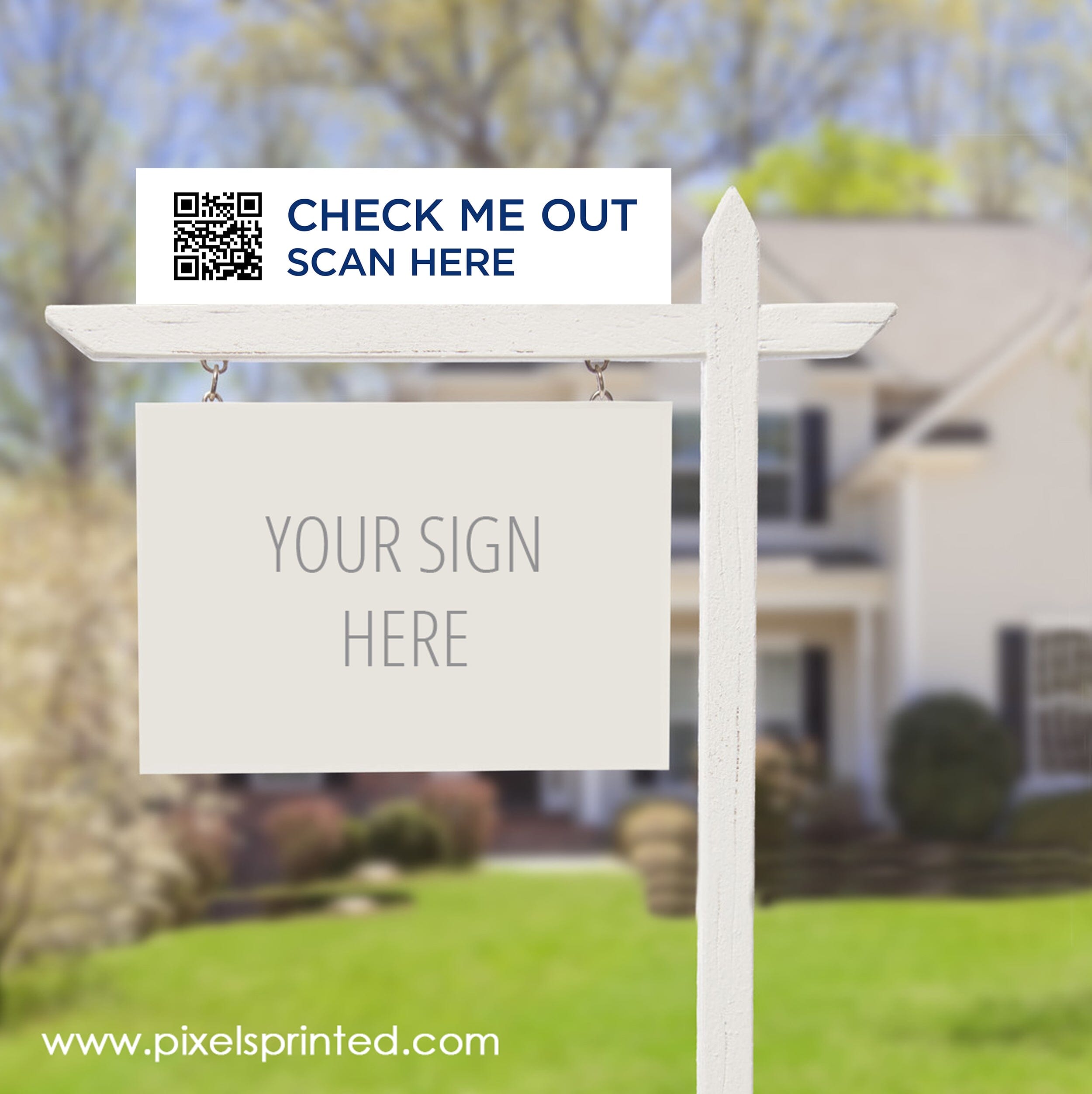 ERA real estate QR code sign riders – PixelsPrinted