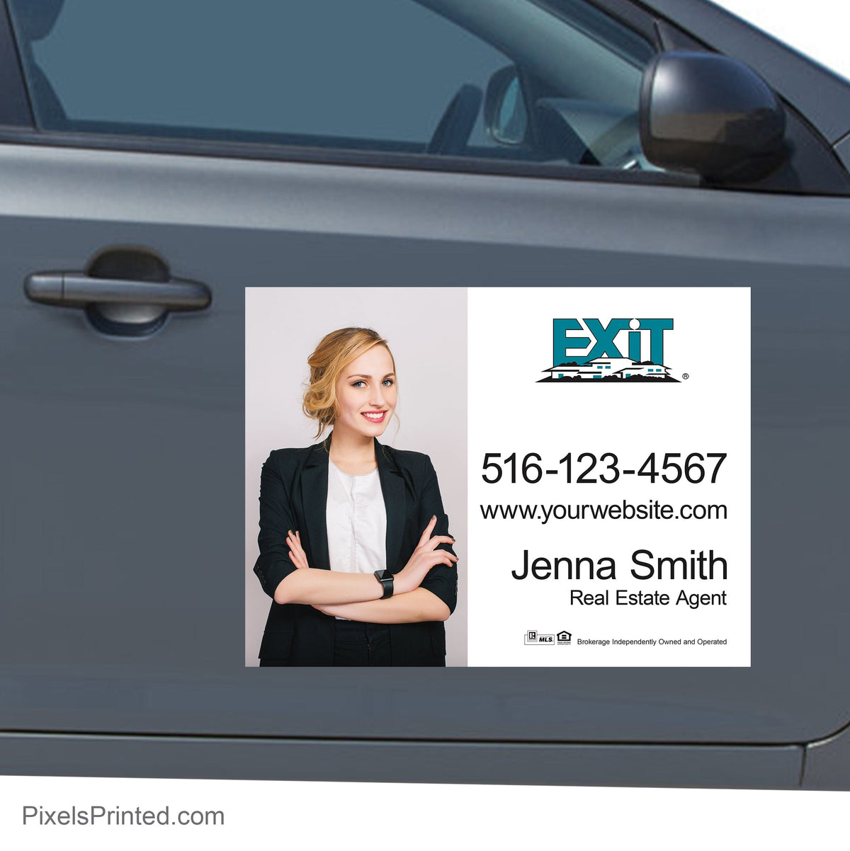 EXIT realty car decals PixelsPrinted 