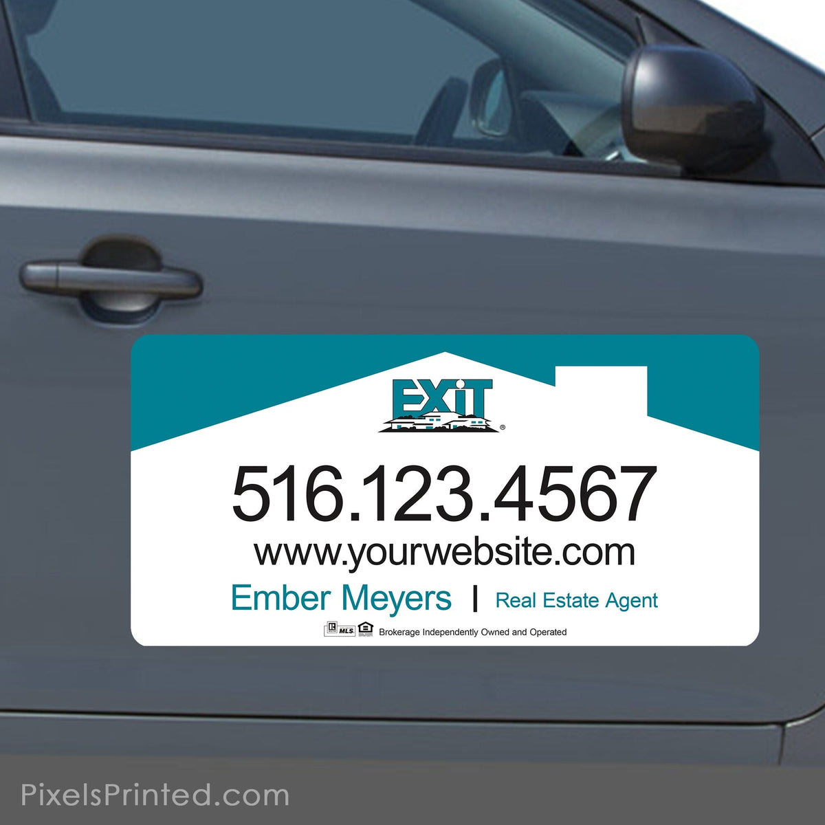 EXIT realty car magnets PixelsPrinted 