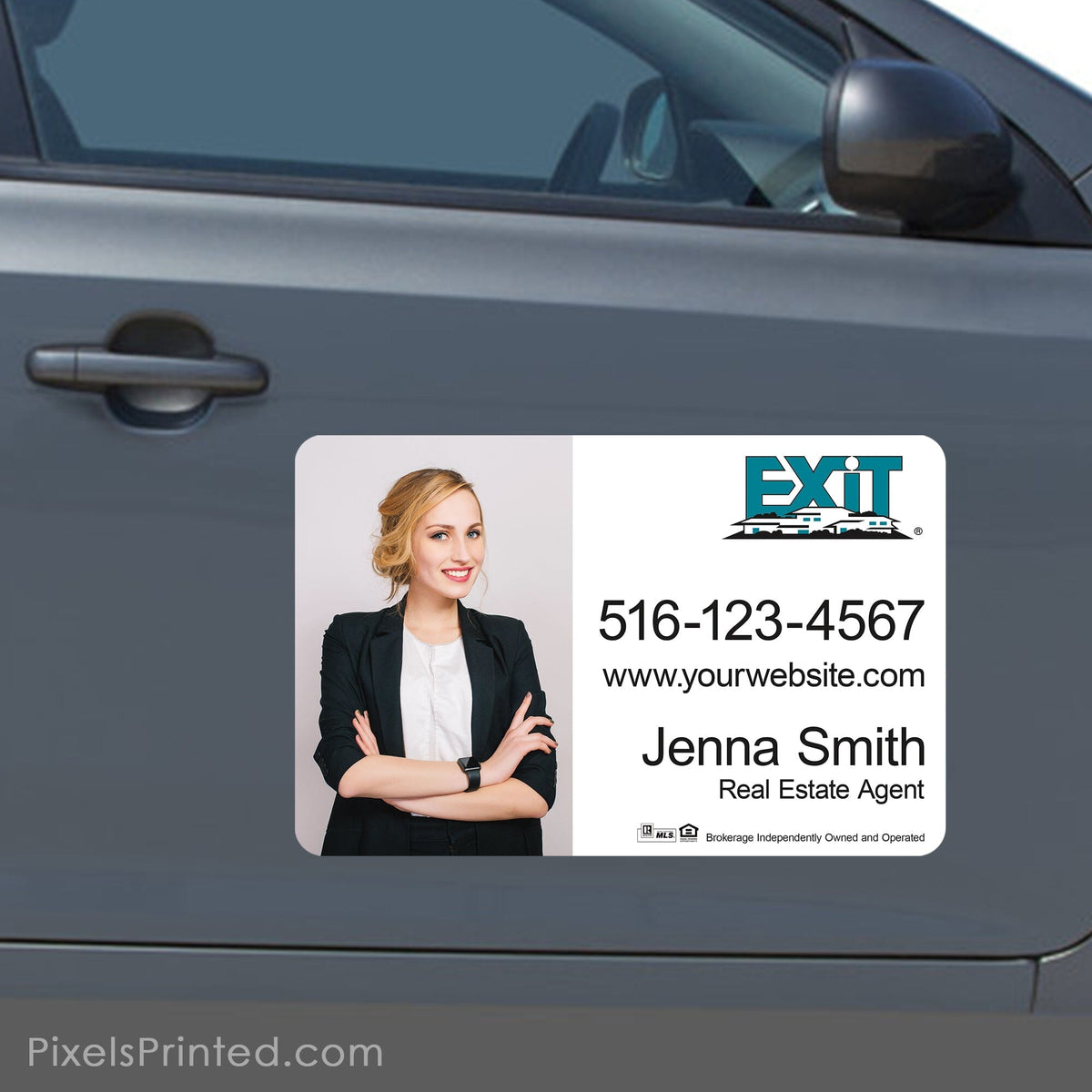 EXIT realty car magnets PixelsPrinted 