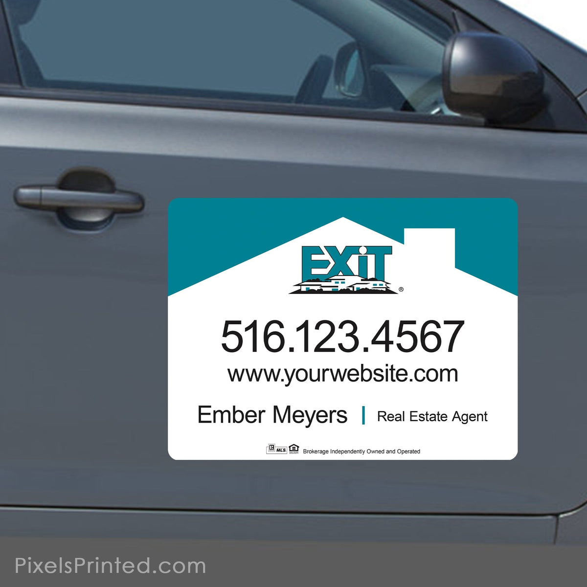 EXIT realty car magnets PixelsPrinted 