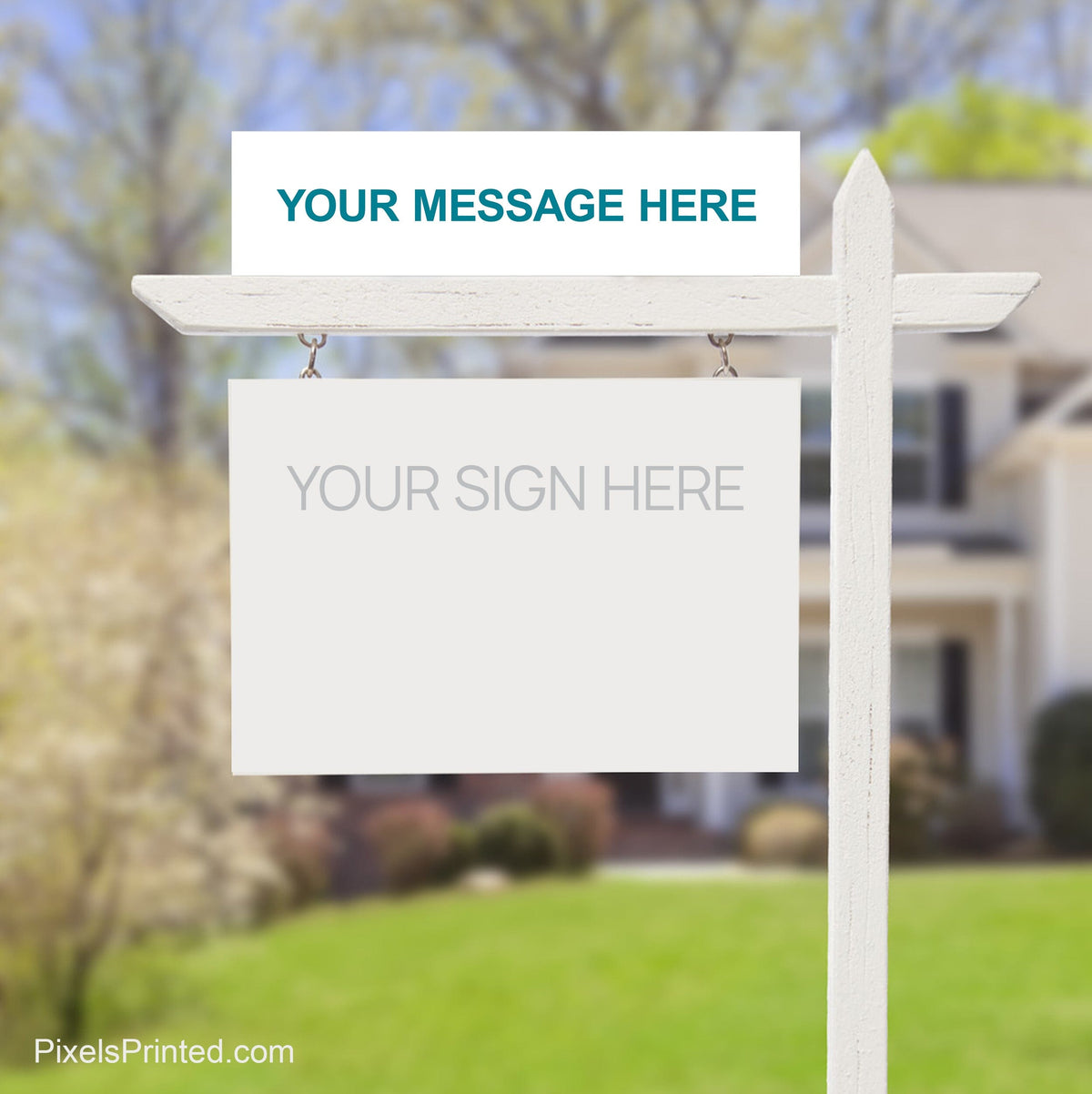 EXIT realty custom design sign riders PixelsPrinted 