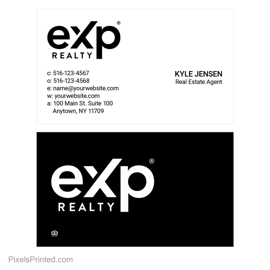 EXP realty business cards Business Cards PixelsPrinted 