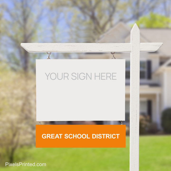 EXP realty great schools sign riders PixelsPrinted 