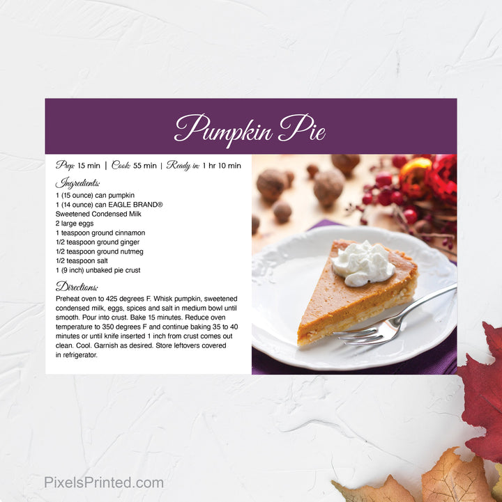 EXP realty Thanksgiving recipe postcards postcards PixelsPrinted 