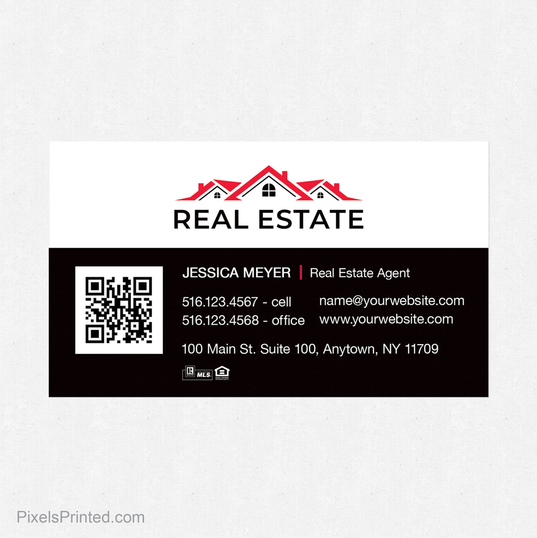 Independent real estate business card magnets PixelsPrinted 