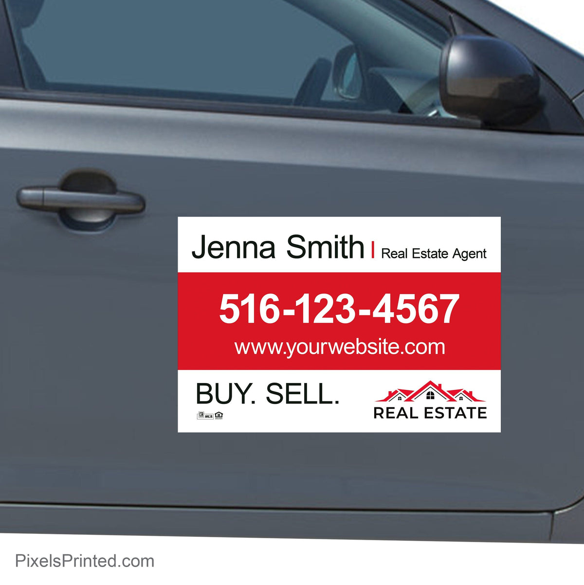Independent real estate car decals vehicle decal PixelsPrinted 