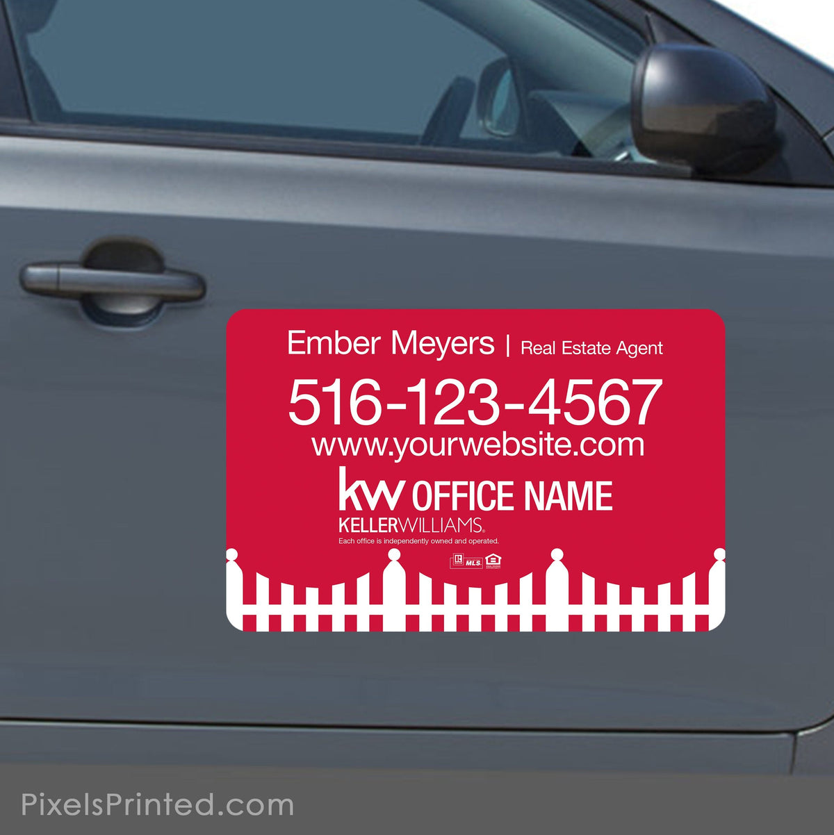 Keller Williams car magnets PixelsPrinted 