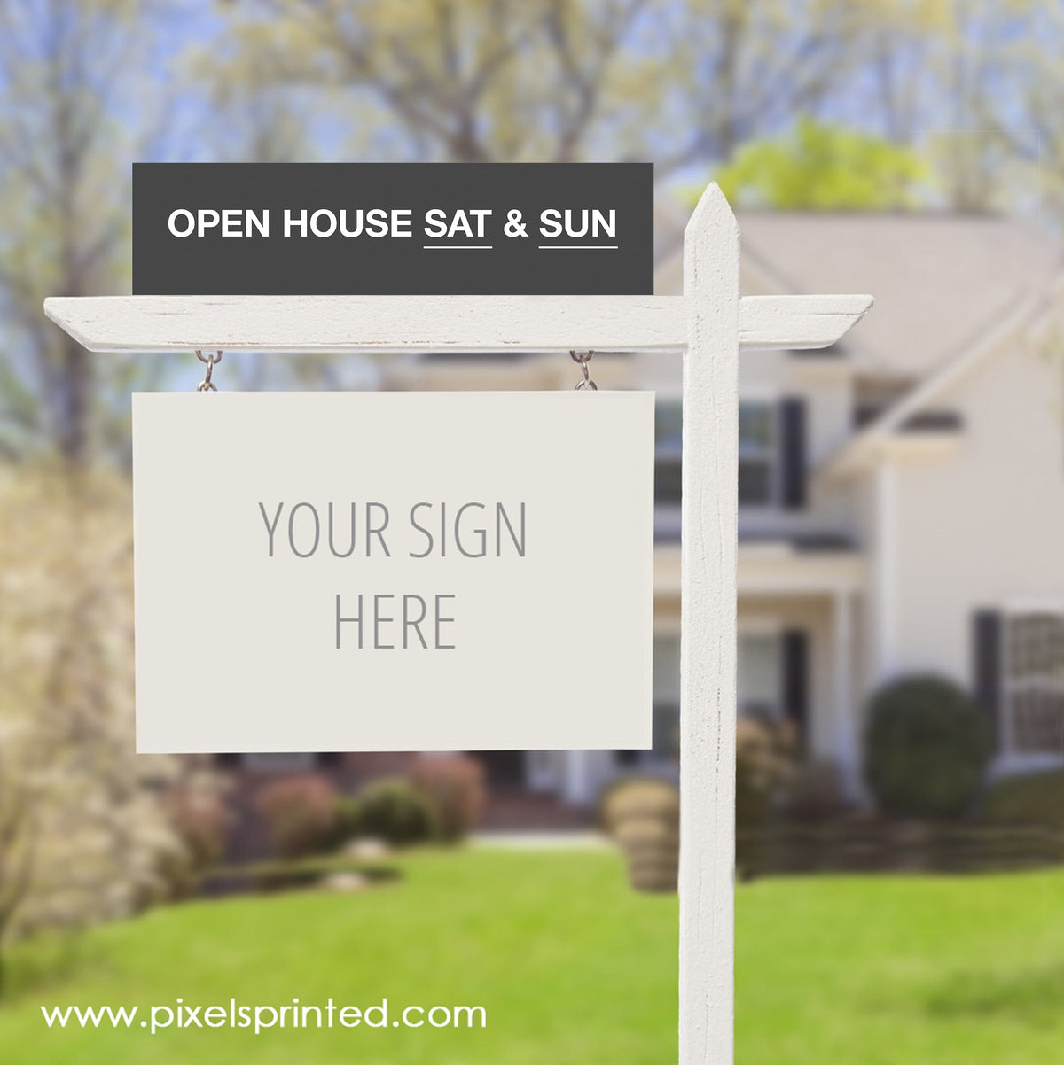 Keller Williams open house sign riders PixelsPrinted 