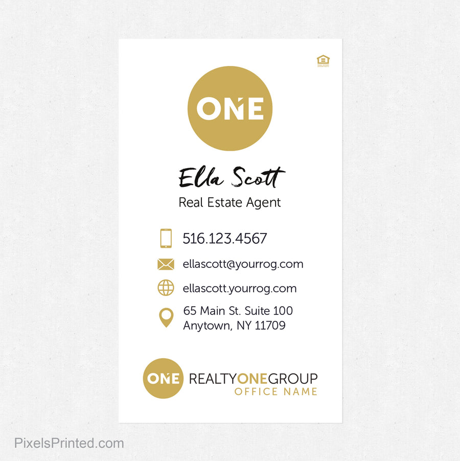 Realty ONE Group business card magnets PixelsPrinted 