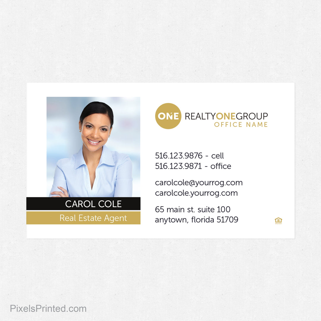 Realty ONE Group business card magnets PixelsPrinted 