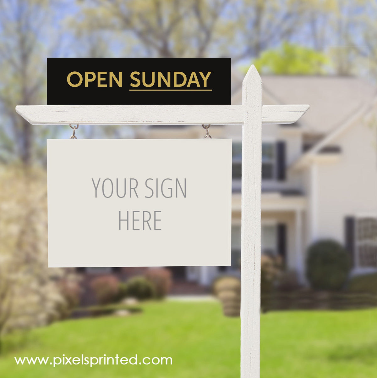 REALTY ONE GROUP open house sign riders PixelsPrinted 