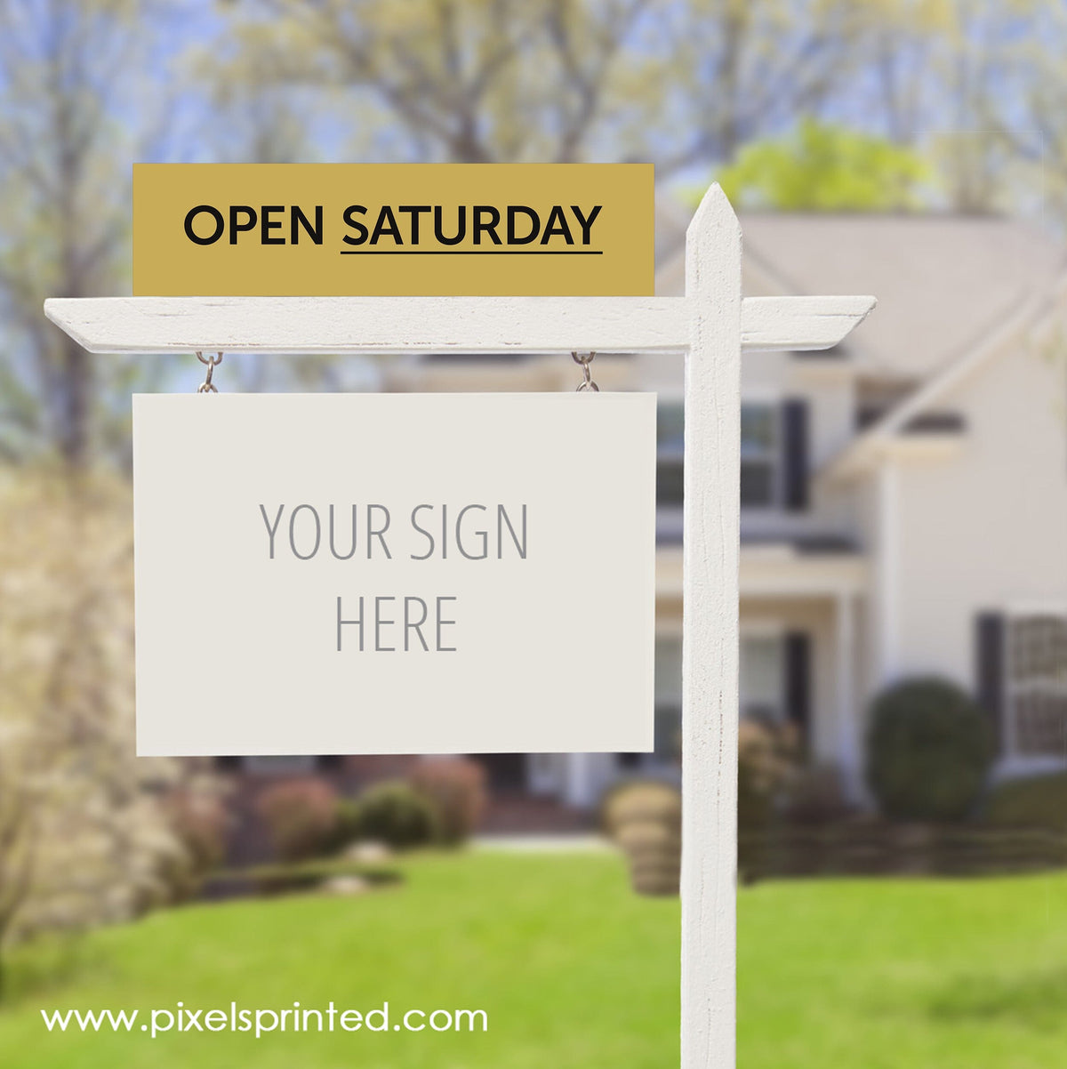 REALTY ONE GROUP open house sign riders PixelsPrinted 