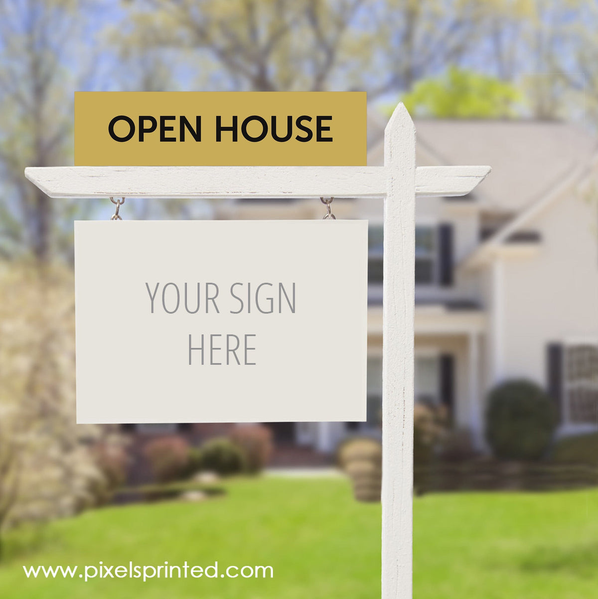 REALTY ONE GROUP open house sign riders PixelsPrinted 