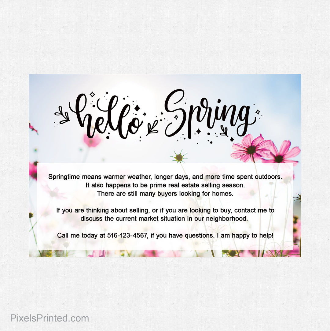 Realty ONE Group spring postcards PixelsPrinted 