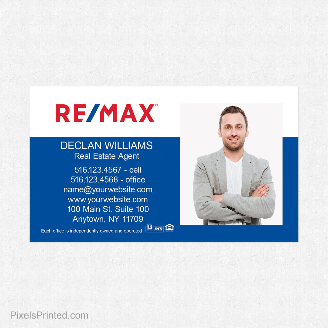 REMAX business card magnets PixelsPrinted 