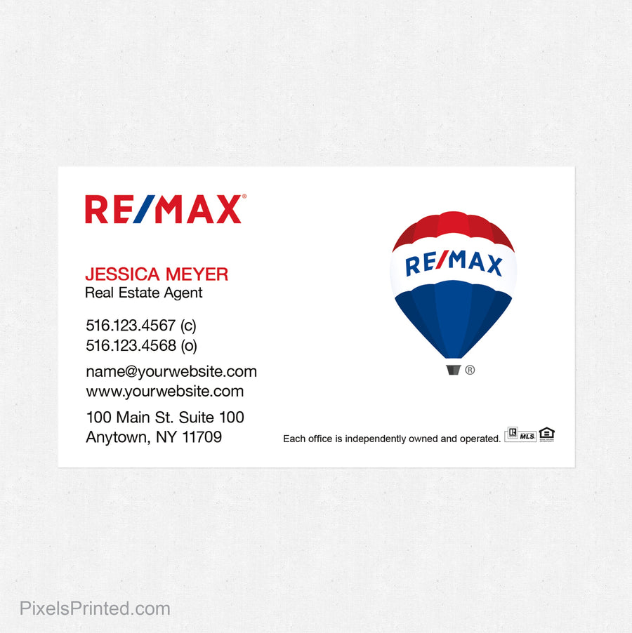 REMAX business card magnets PixelsPrinted 