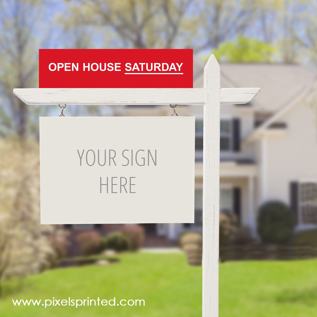 REMAX open house sign riders PixelsPrinted 