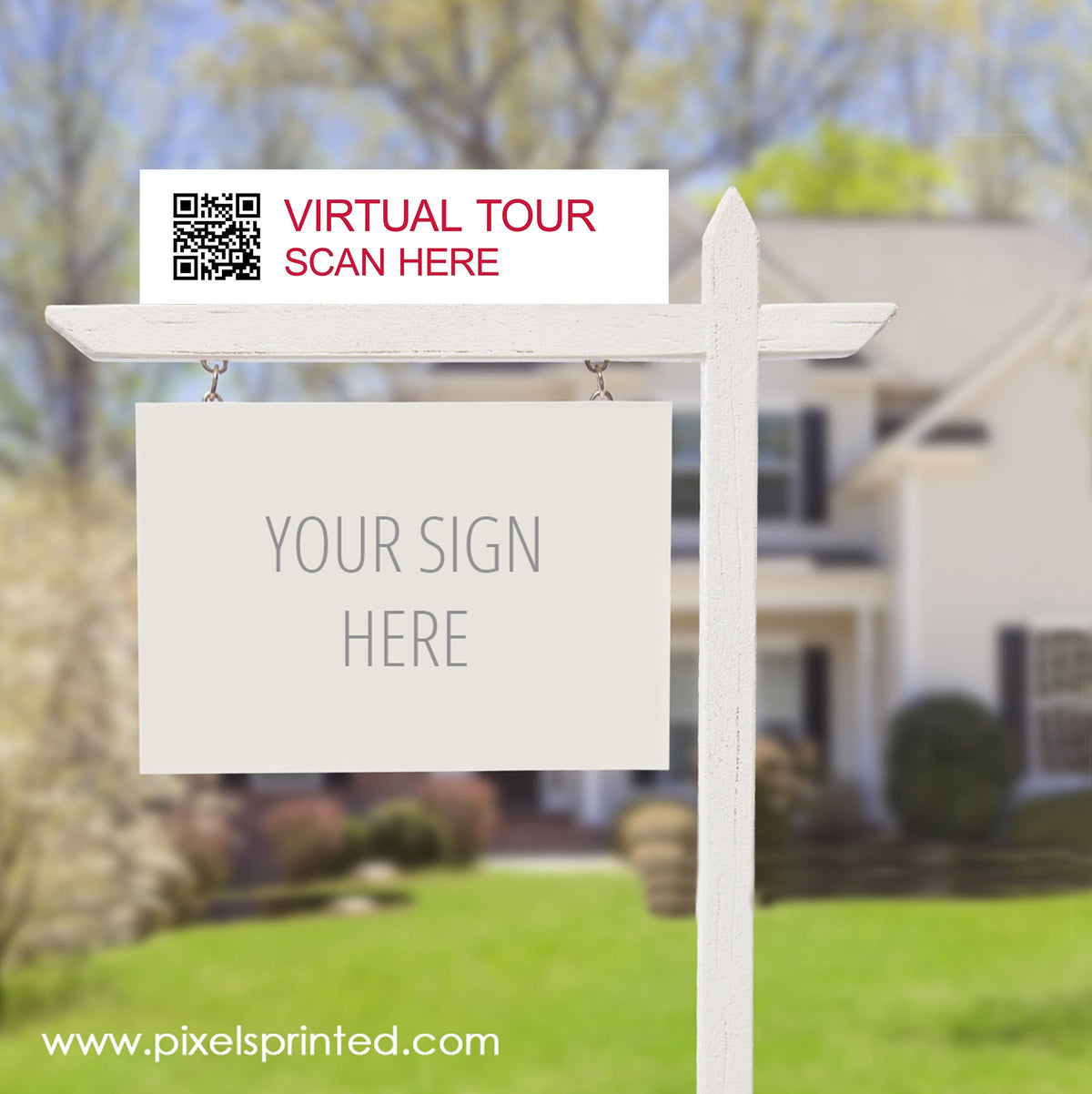 REMAX QR code sign riders PixelsPrinted 