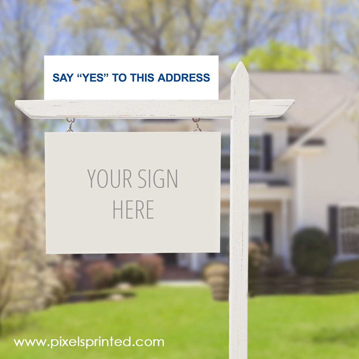 REMAX say yes to the address sign riders PixelsPrinted 