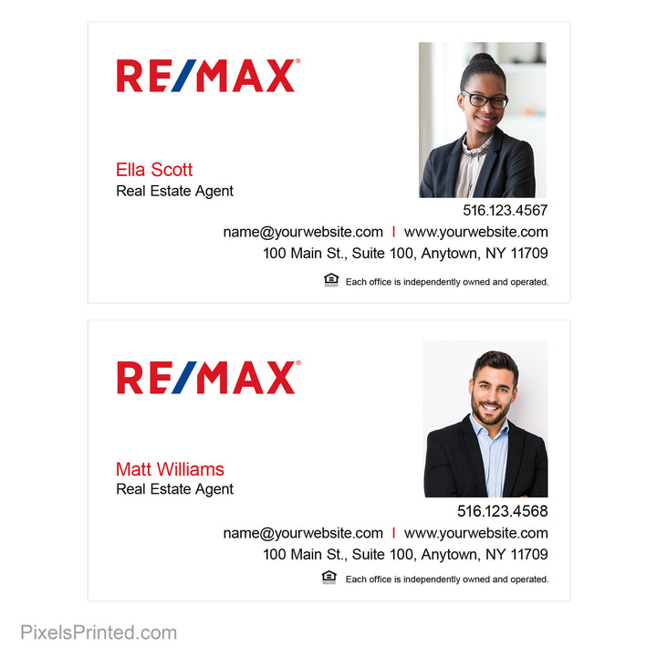 REMAX team business cards Business Cards PixelsPrinted 
